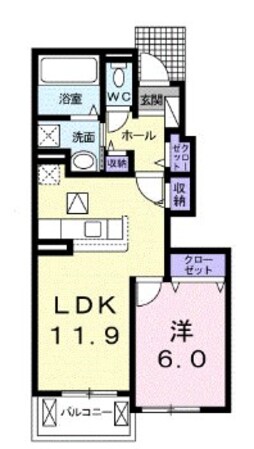 姫路駅 バス9分  神姫バス　西庄南口下車：停歩3分 1階の物件間取画像